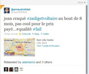 Tweet concernant Zadig Et Voltaire