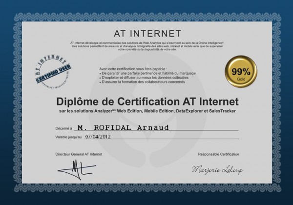 Certification_Gold_AT_Internet_Arnaud_Rofida